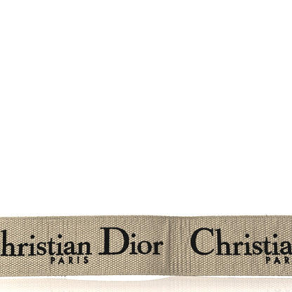 Christian Dior Canvas Embroidered Shoulder Strap Black 5 of 5