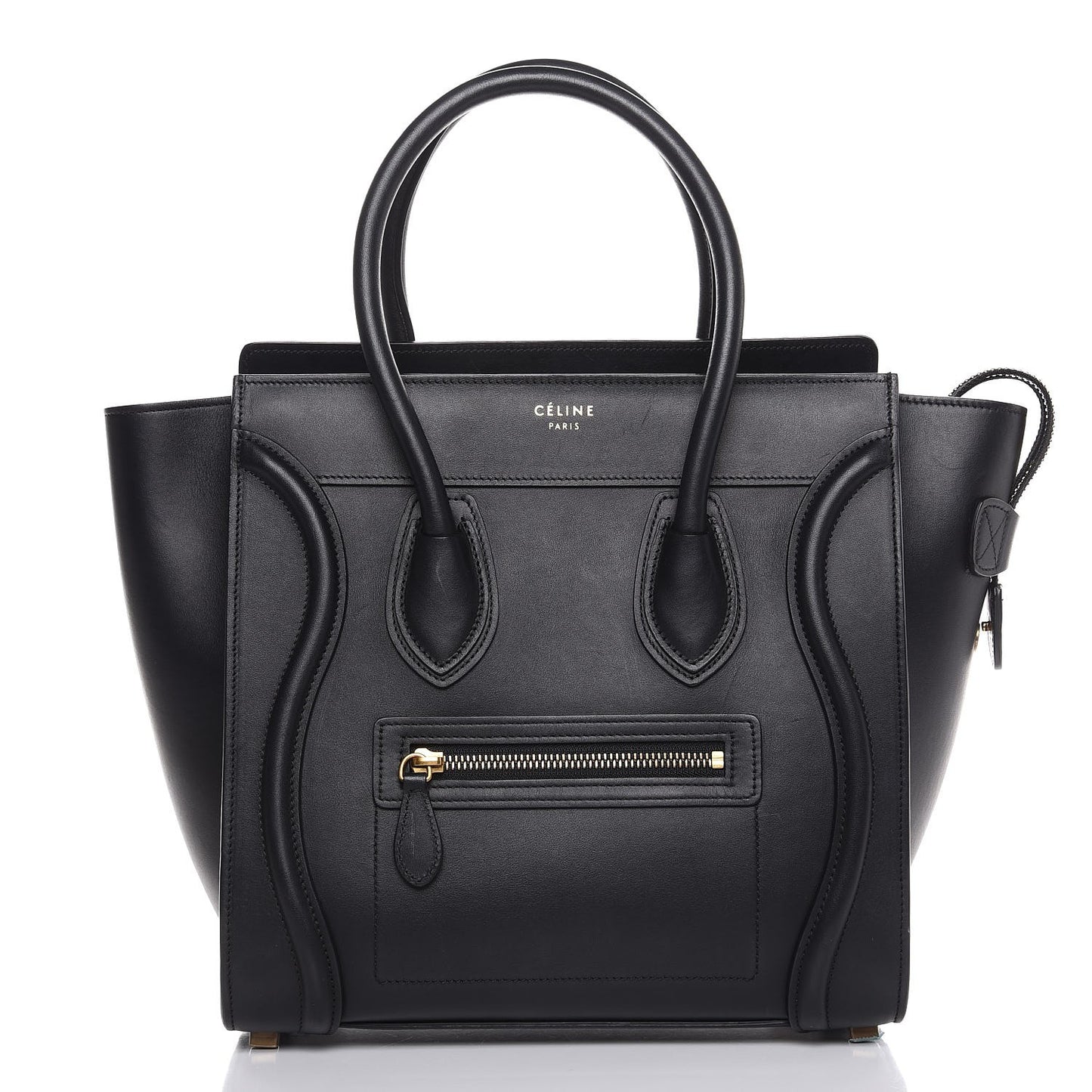 Smooth Calfskin Micro Luggage Black