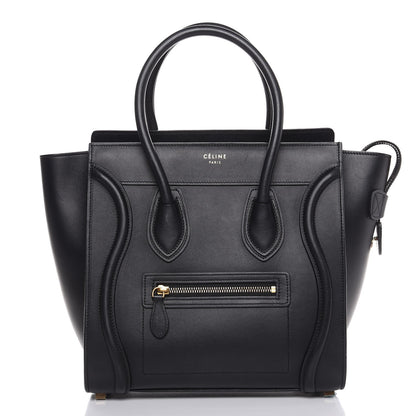 Celine Smooth Calfskin Micro Luggage Black 1 of 7