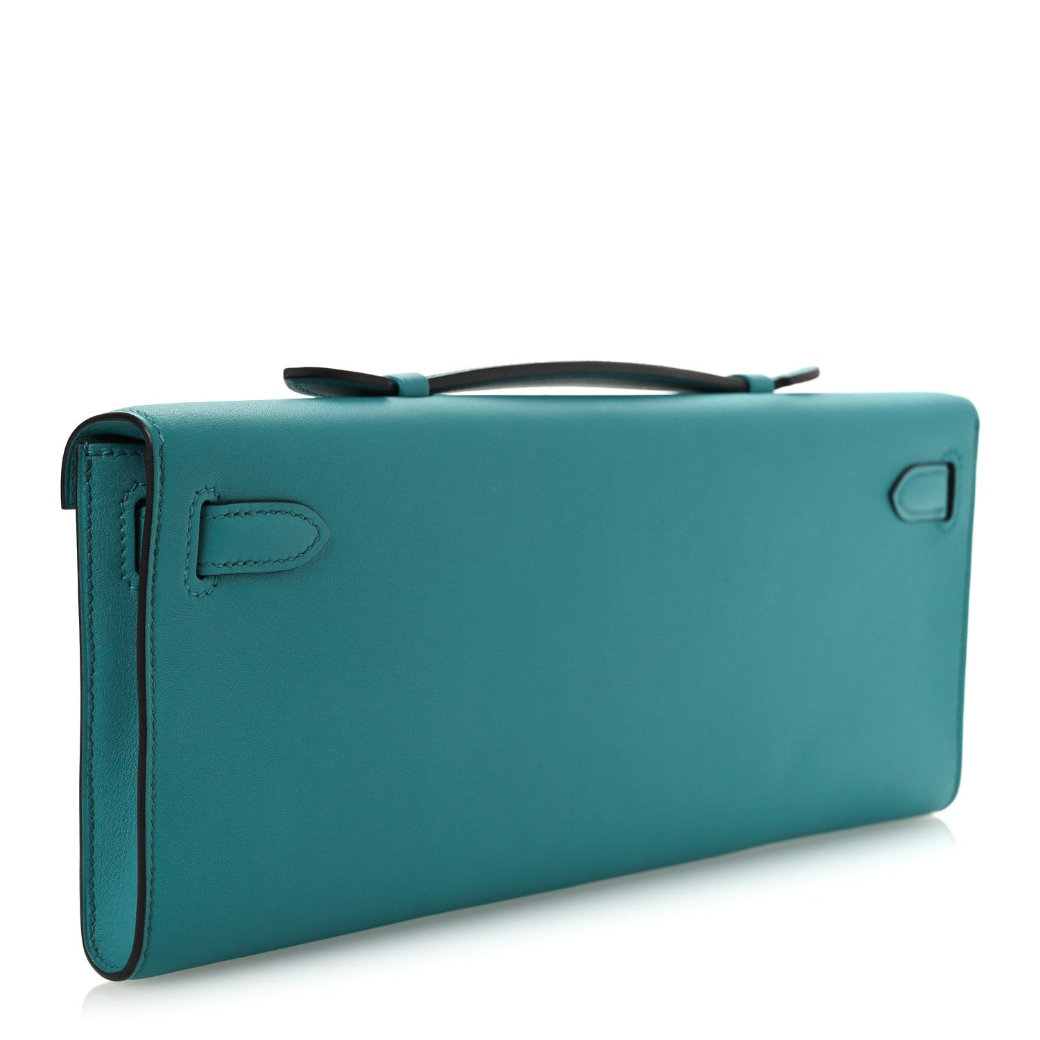 Hermes Swift Kelly Cut Clutch Pochette  Vert Verone 3 of 10