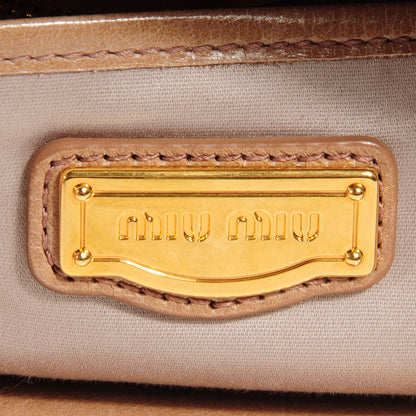 Miu Miu Vitello Lux Large Bow Bag Cammeo 6 of 8