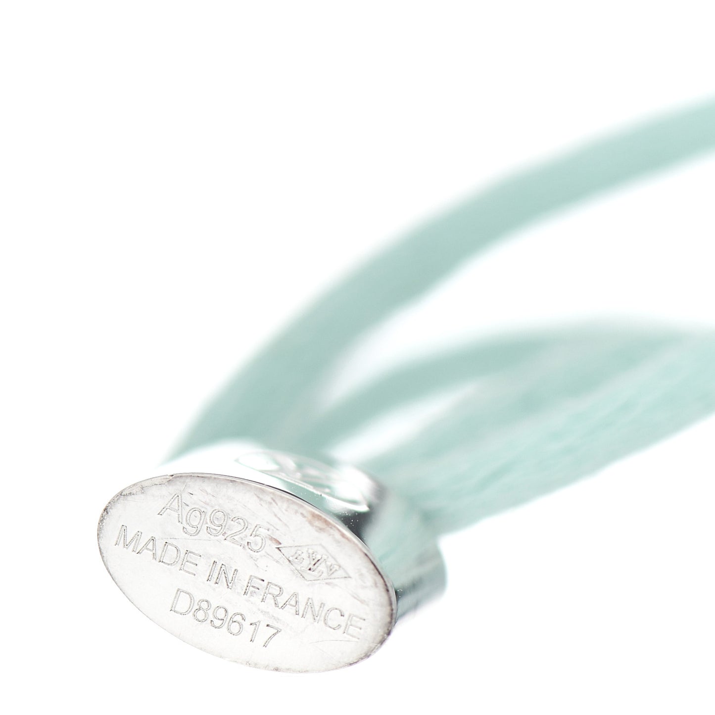 X UNICEF Sterling Silver Lockit Bracelet Light Blue