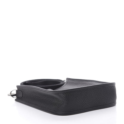 Hermes Taurillon Clemence Evelyne TPM Black 4 of 11