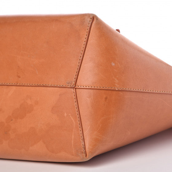 Calfskin Mini Bucket Bag Cammello Rosa