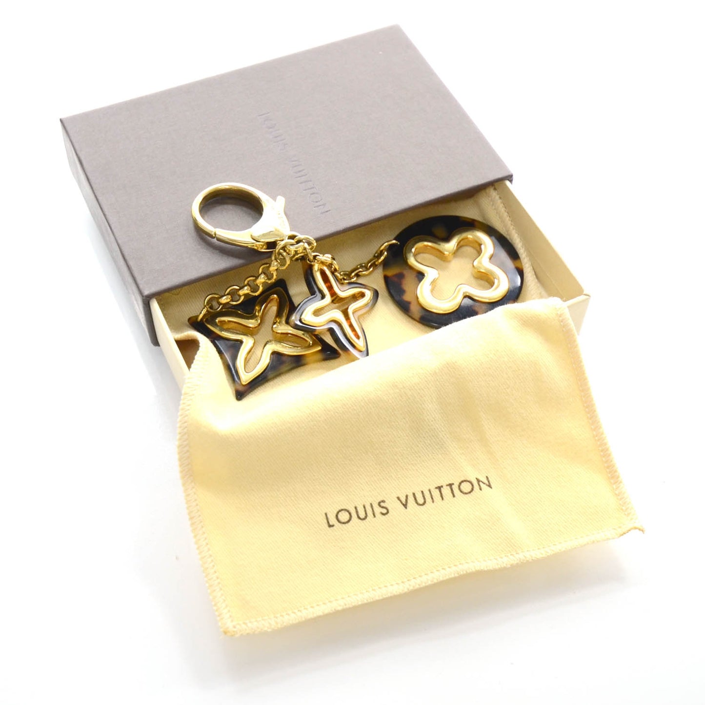 Insolence Bag Charm Ecaille
