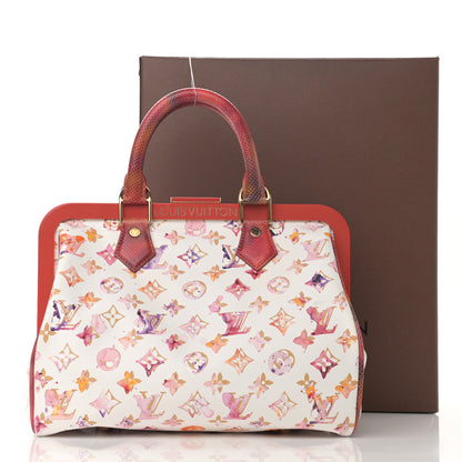 Louis Vuitton Watercolor Aquarelle Frame Speedy White 11 of 11
