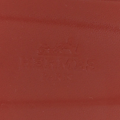 Hermes Calfskin Studded Oran Sandals 36.5 Rouge Tomette 7 of 10