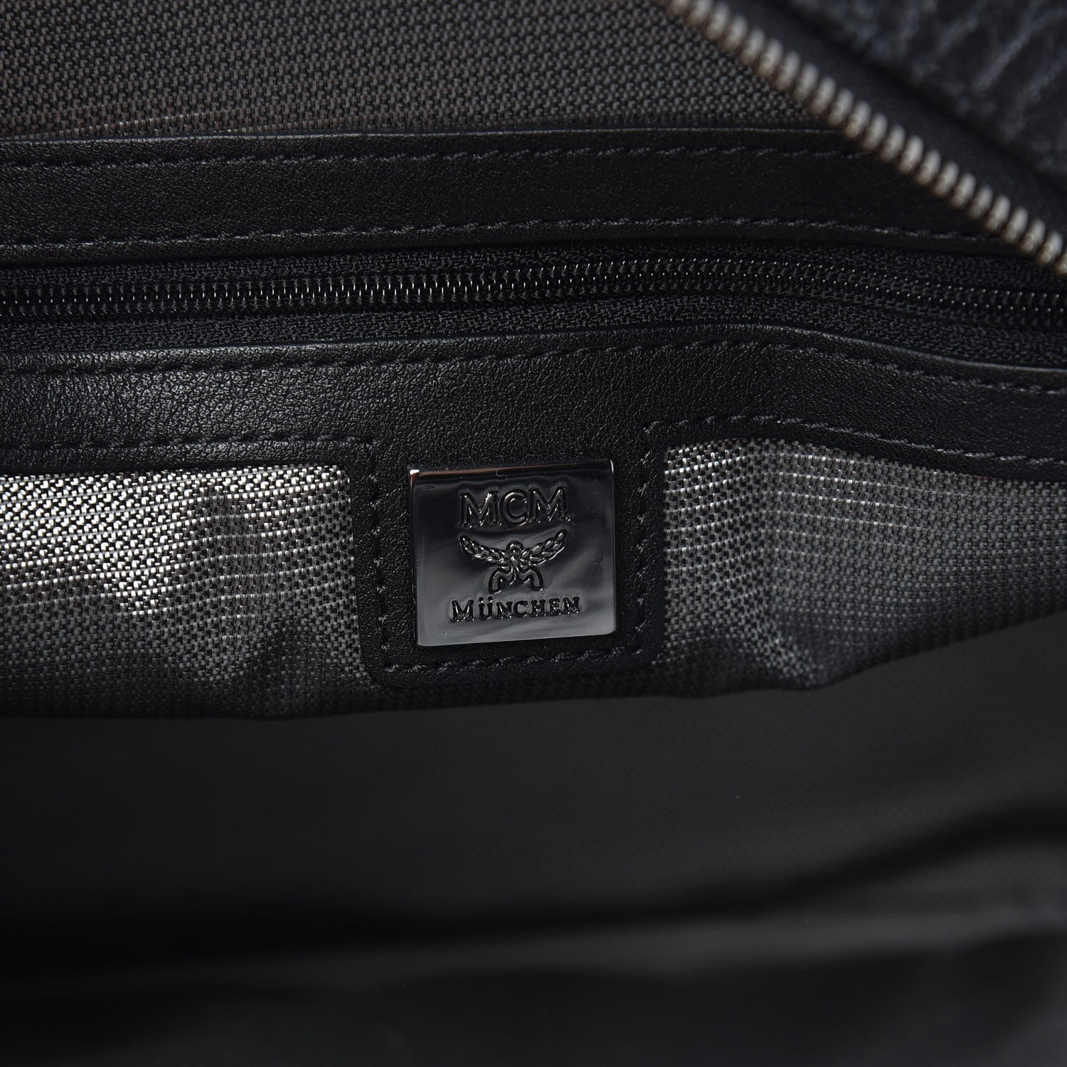 MCM Visetos Side Stud Mini Stark Backpack Black 5 of 7