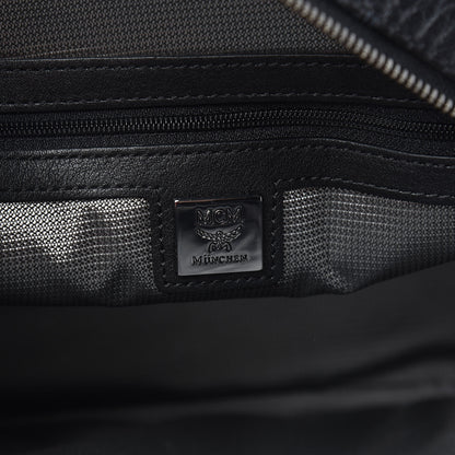 MCM Visetos Side Stud Mini Stark Backpack Black 5 of 7