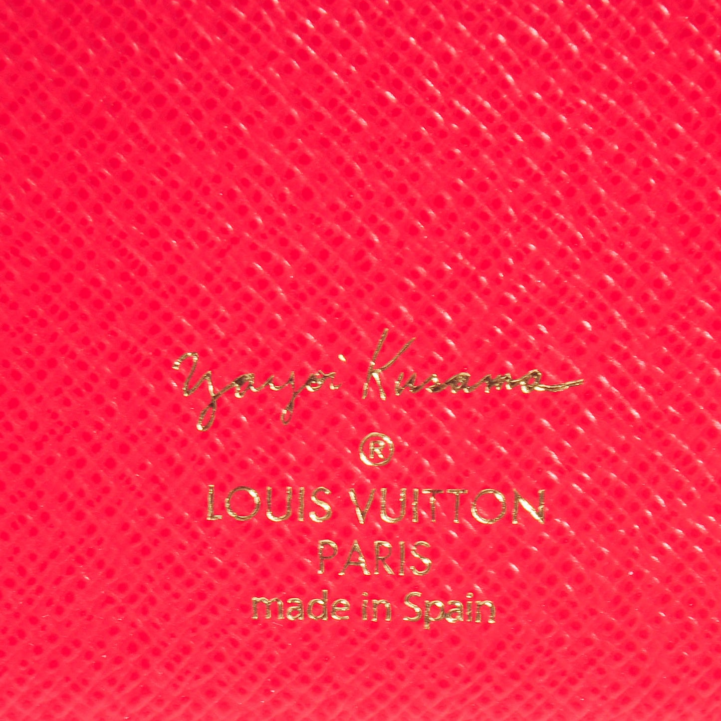 Monogram Kusama Town Small Ring Agenda Cover Red