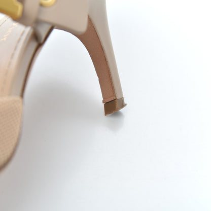 Christian Dior Technical Fabric Calfskin D-Dior 65mm Mules 39 Nude 9 of 22