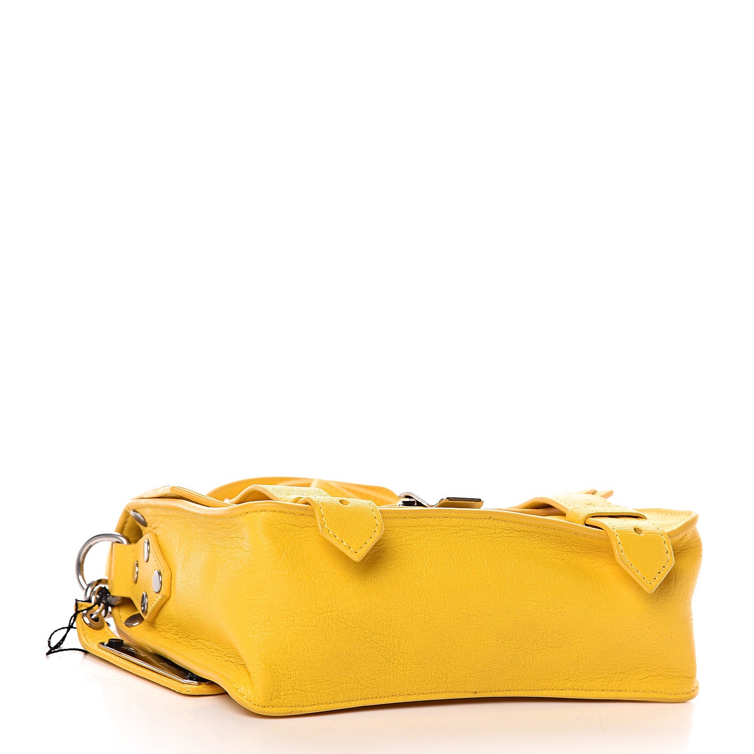Proenza Schouler Lambskin PS1 Mini Pouch Messenger Bag Lemon 4 of 9