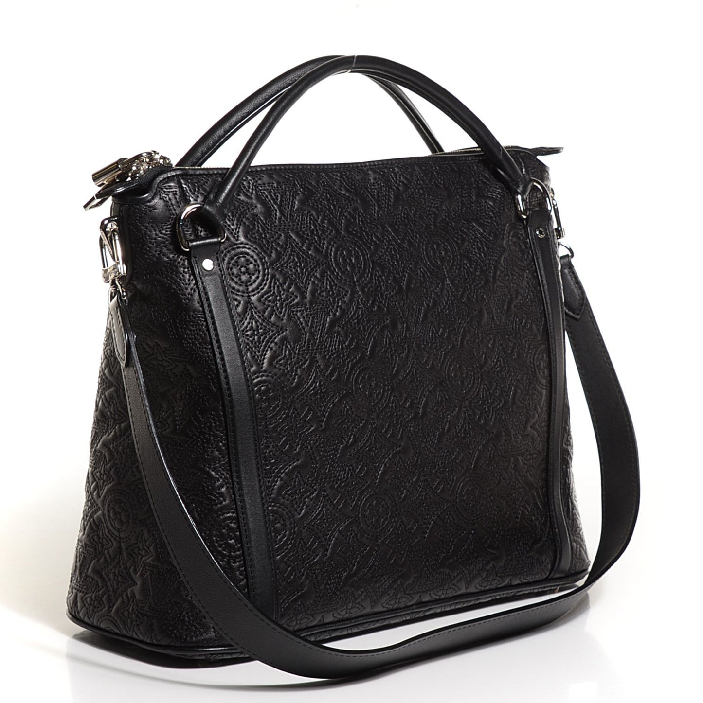 Monogram Lambskin Antheia Ixia PM Black