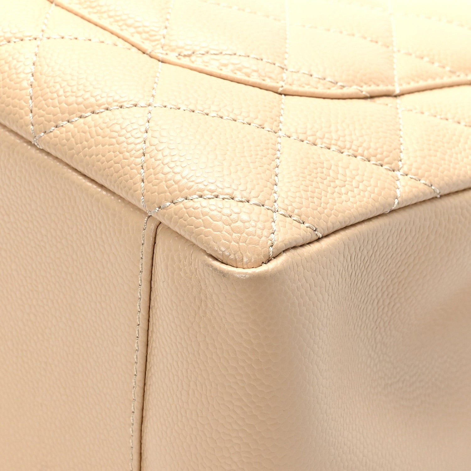 Chanel Caviar Quilted Grand Shopping Tote GST Beige Clair 12 of 12