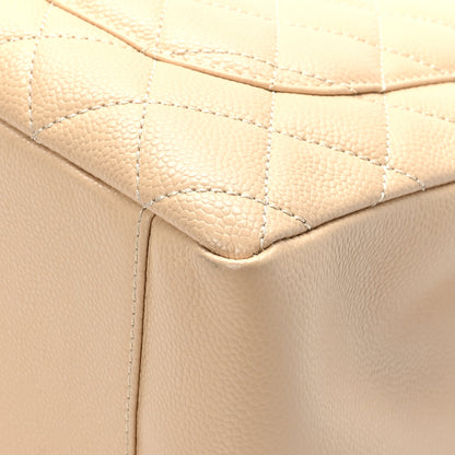 Chanel Caviar Quilted Grand Shopping Tote GST Beige Clair 12 of 12