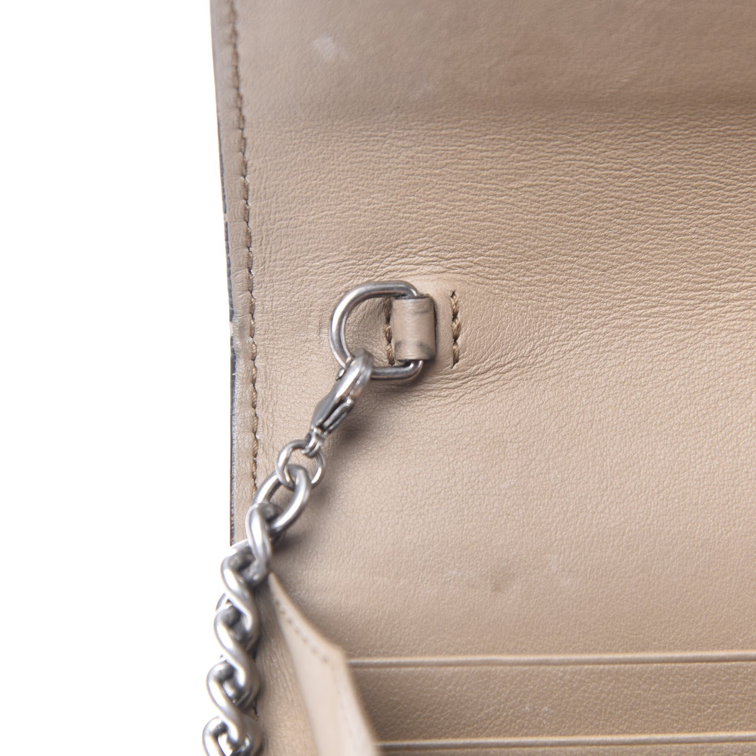 Gucci GG Supreme Monogram Mini Dionysus Chain Wallet Beige Taupe 9 of 13