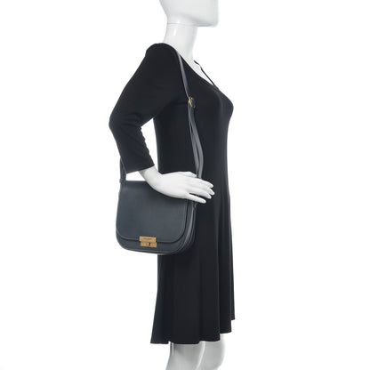 Saint Laurent Calfskin Betty Messenger Asphalt 2 of 10