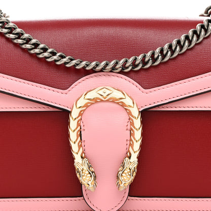 Gucci Azalea Calfskin Enamel Small Dionysus Shoulder Bag New Cherry Red Wild Rose Off White 8 of 10