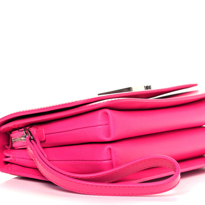 Balenciaga Shiny Box Calfskin Small B Bag Acid Fuchsia 8 of 10