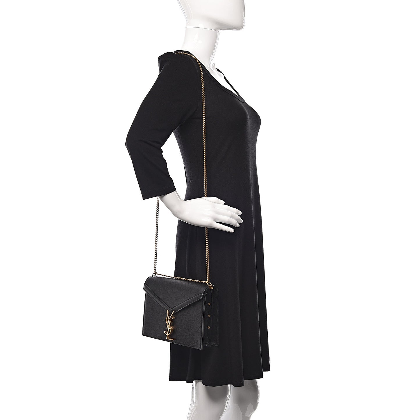 Grain De Poudre Monogram Marceau Crossbody Bag Black