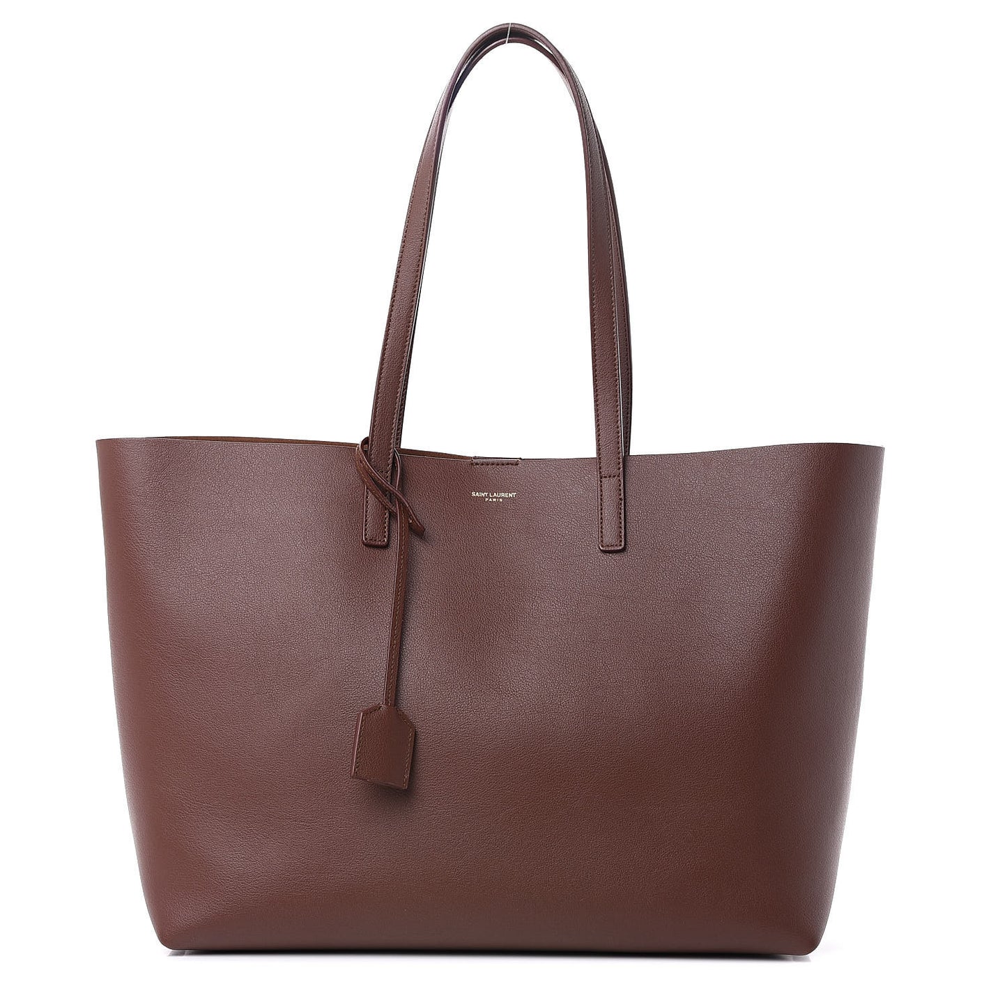 Calfskin Large Shopping Tote Old Brandy