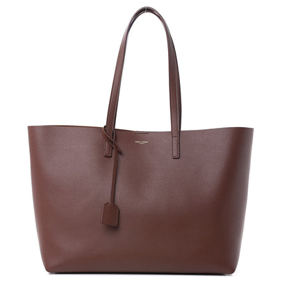 Saint Laurent Calfskin Large Shopping Tote Old Brandy 1 of 11