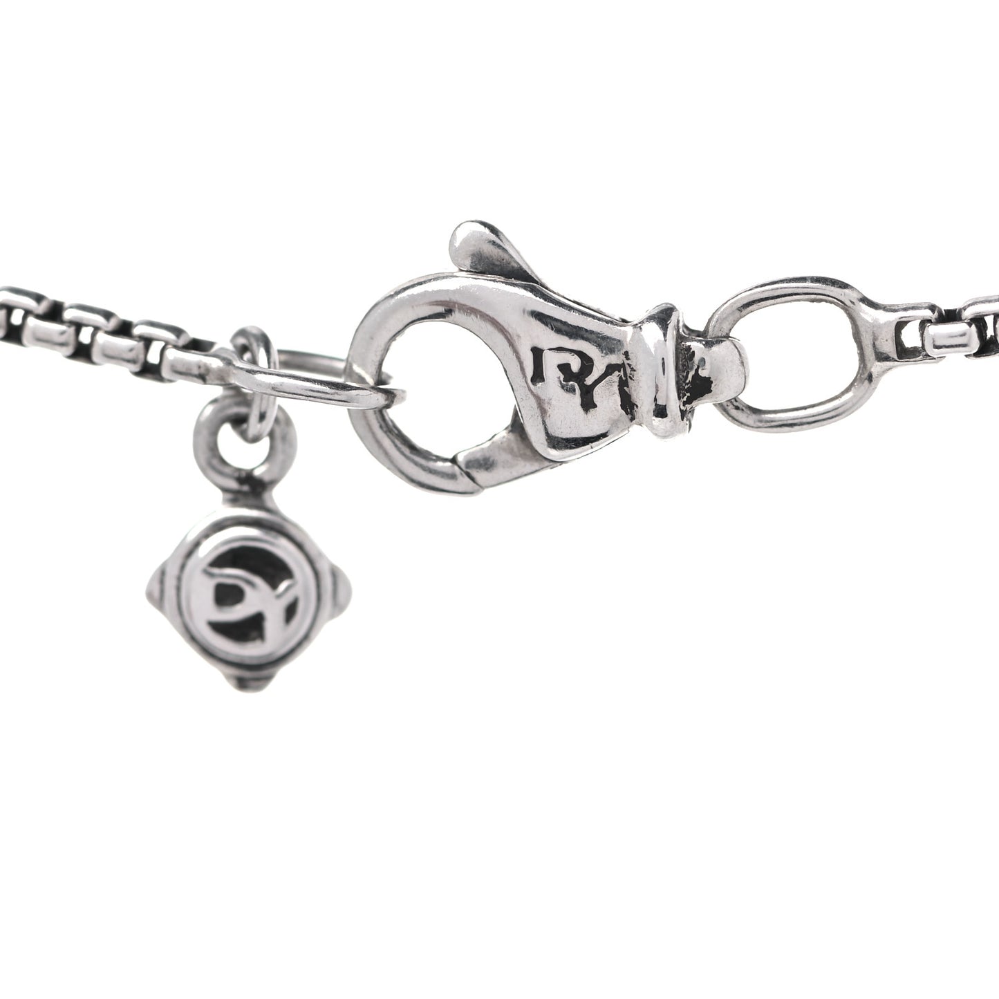 Sterling Silver Diamond Mobile Circle Pendant Necklace