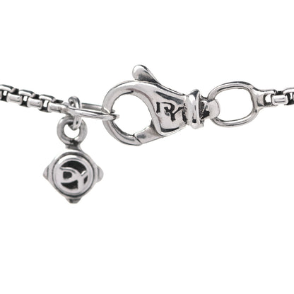 David Yurman Sterling Silver Diamond Mobile Circle Pendant Necklace 4 of 4