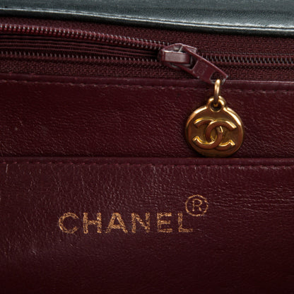 Chanel Lambskin Quilted XL Jumbo Single Flap Black 7 of 9