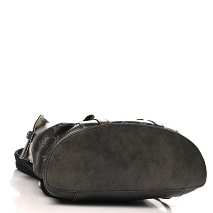 Louis Vuitton Brushed Monogram Eclipse Christopher MM Backpack Black 4 of 9
