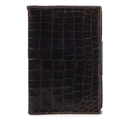 Hermes Shiny Crocodile Agenda Cover Havane 1 of 10