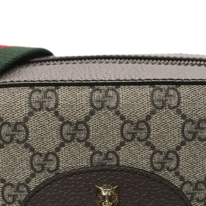 Gucci GG Supreme Monogram Web Neo Vintage Shoulder Bag Beige New Acero Crop 8 of 10