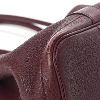 Hermes Negonda Garden Party Tote 30 TPM Rouge H 10 of 11