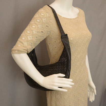 Bottega Veneta Nappa Intrecciato Small Hobo Nero Black 2 of 6