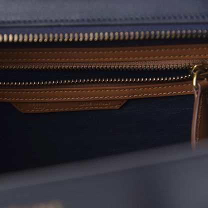 Celine Smooth Calfskin Mini Tri-Color Luggage Brown 8 of 9