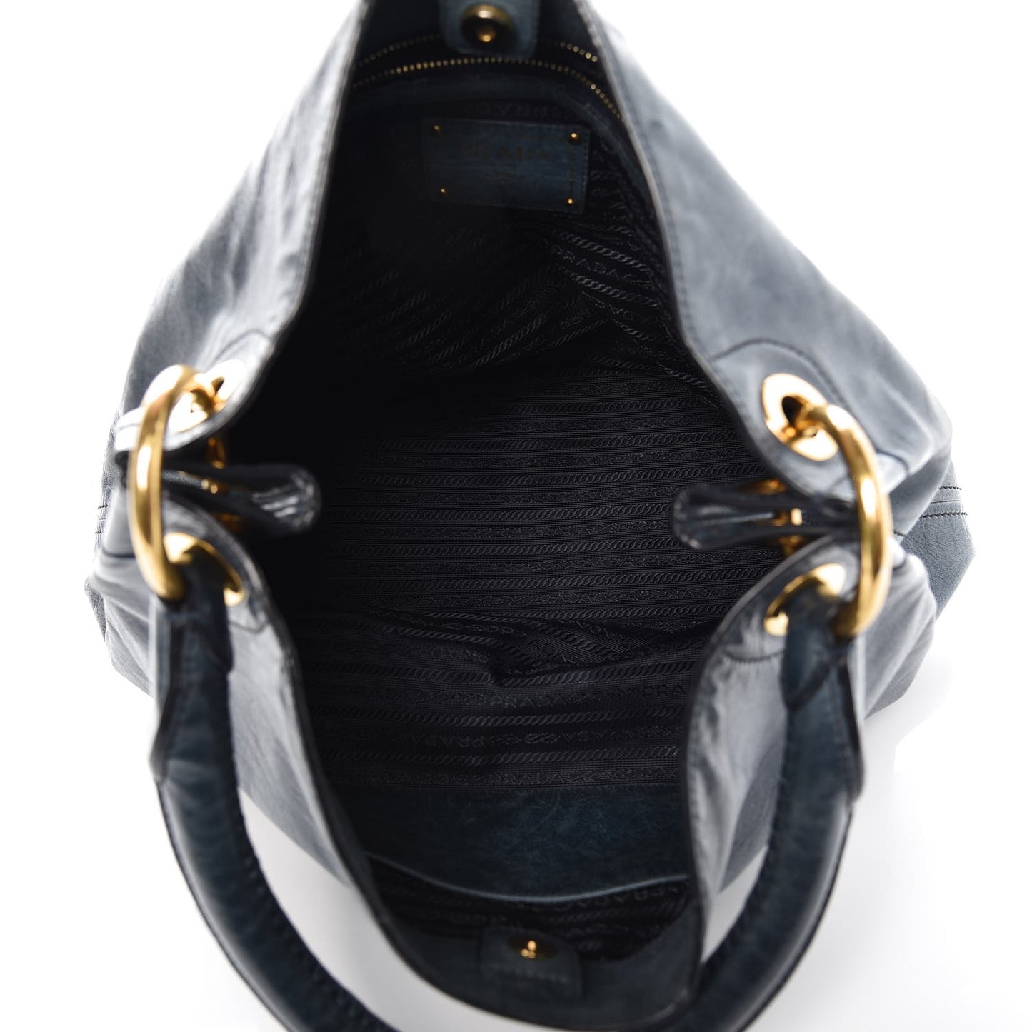 Vitello Shine Hobo Denim
