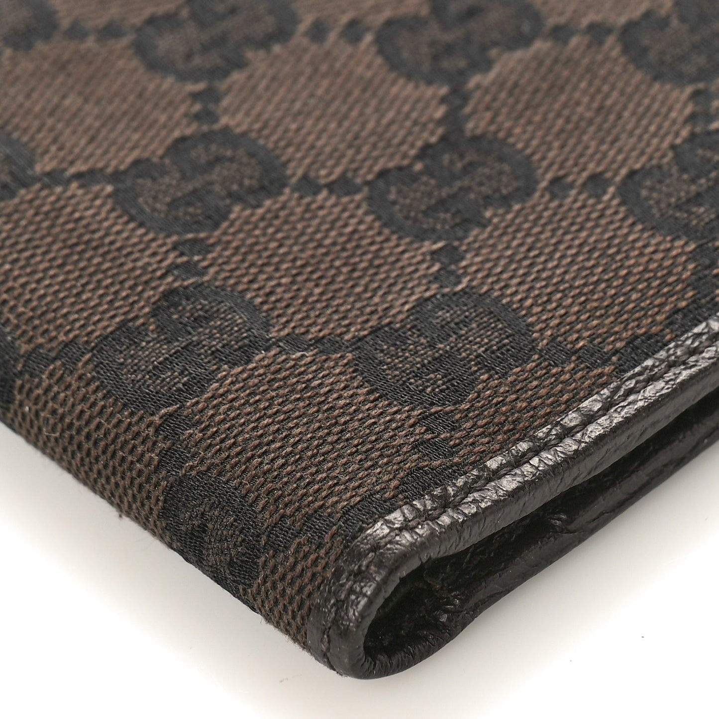 Monogram Bi-Fold Wallet Brown