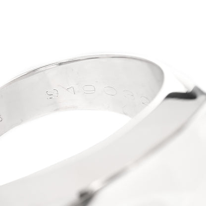 Cartier 18K White Gold Diamond Rock Crystal Myst de Cartier Ring 53 6.5 5 of 6