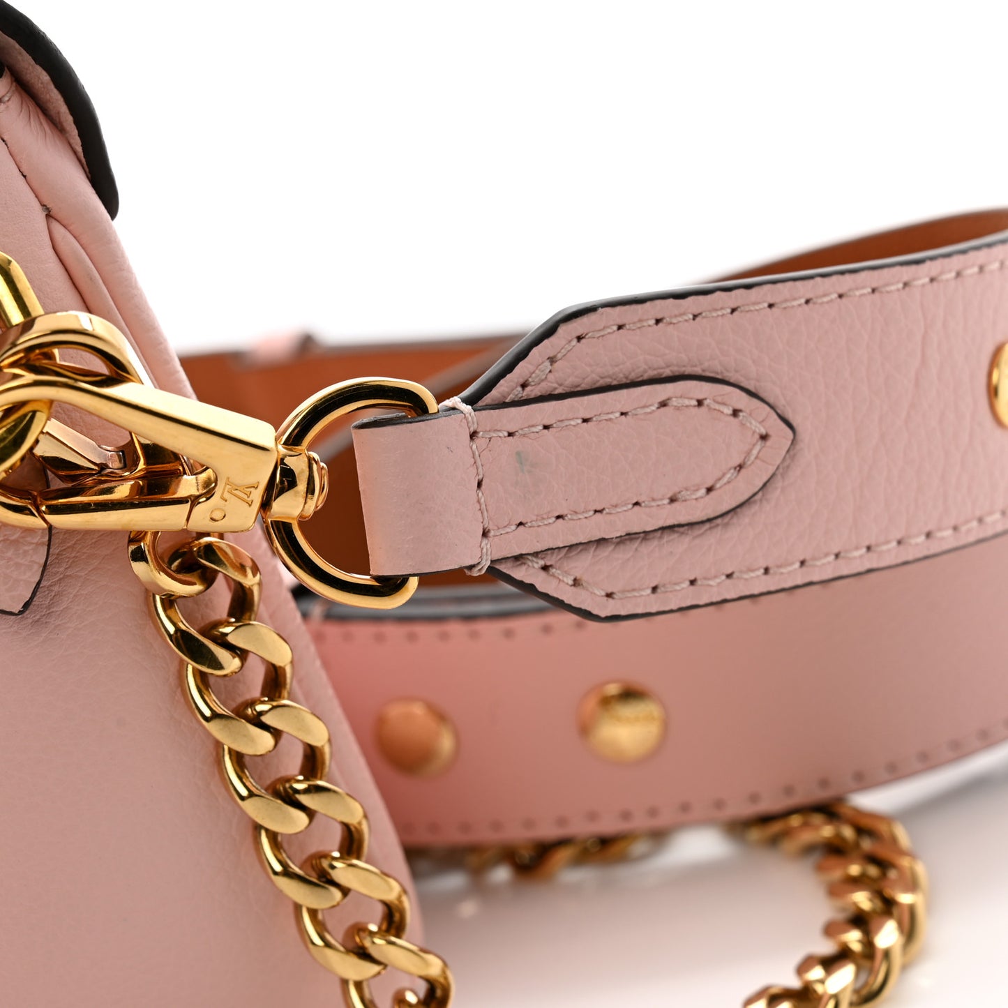 Grained Calfskin Lockme Tender Rose Water