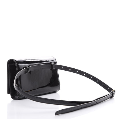 Saint Laurent Patent Monogram Kate Belt Bag Black 3 of 10