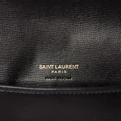 Saint Laurent Smooth Calfskin Monogram Phone Holder Crossbody Black 6 of 10
