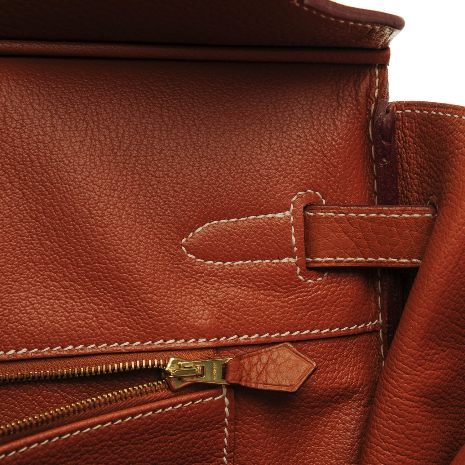 Hermes Taurillon Clemence Birkin 35 Gold 11 of 24
