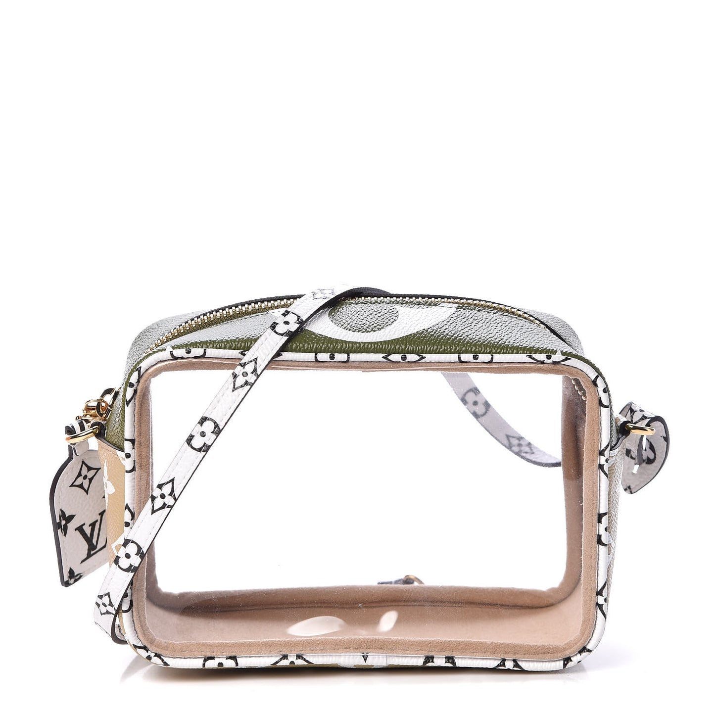 Monogram Giant Beach Pouch Kaki