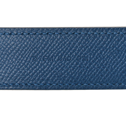 Hermes Epsom 30mm Tressage Au Galop Shoulder Strap Deep Blue Vert Bosphore 5 of 6