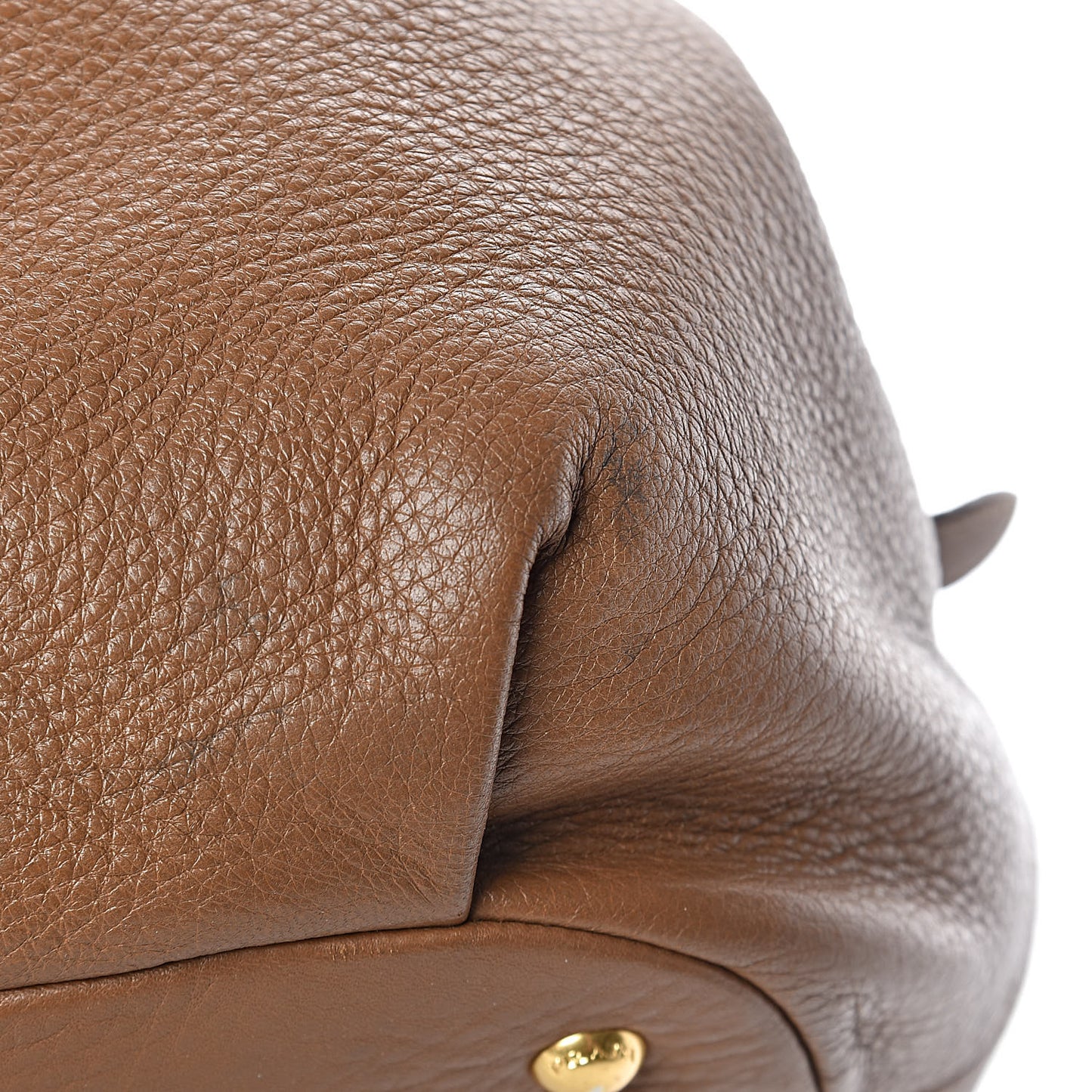 Vitello Daino Shoulder Bag Cuoio