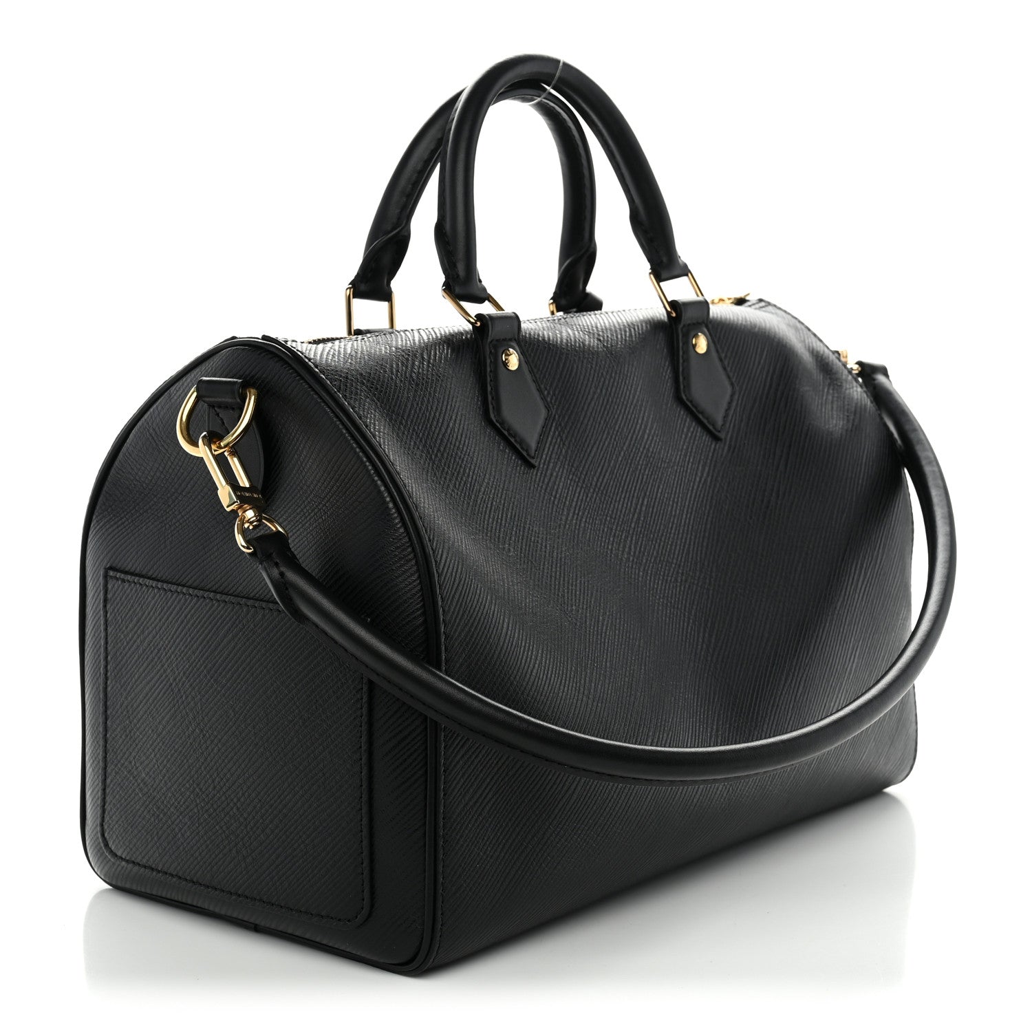 Louis Vuitton Epi Speedy Soft 30 Black 3 of 9