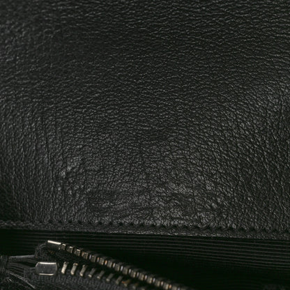 Saint Laurent Sheepskin Matelasse Chevron Monogram Large College Satchel Black Tulip 12 of 12