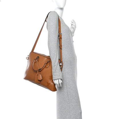 Louis Vuitton Cuir Millesime Porte-Documents Voyage PM Tan 2 of 9