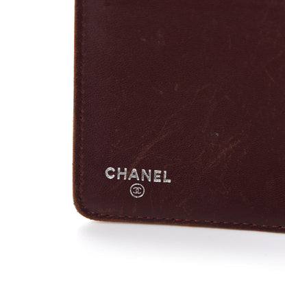 Chanel Lambskin Quilted Yen Wallet Black 6 of 8