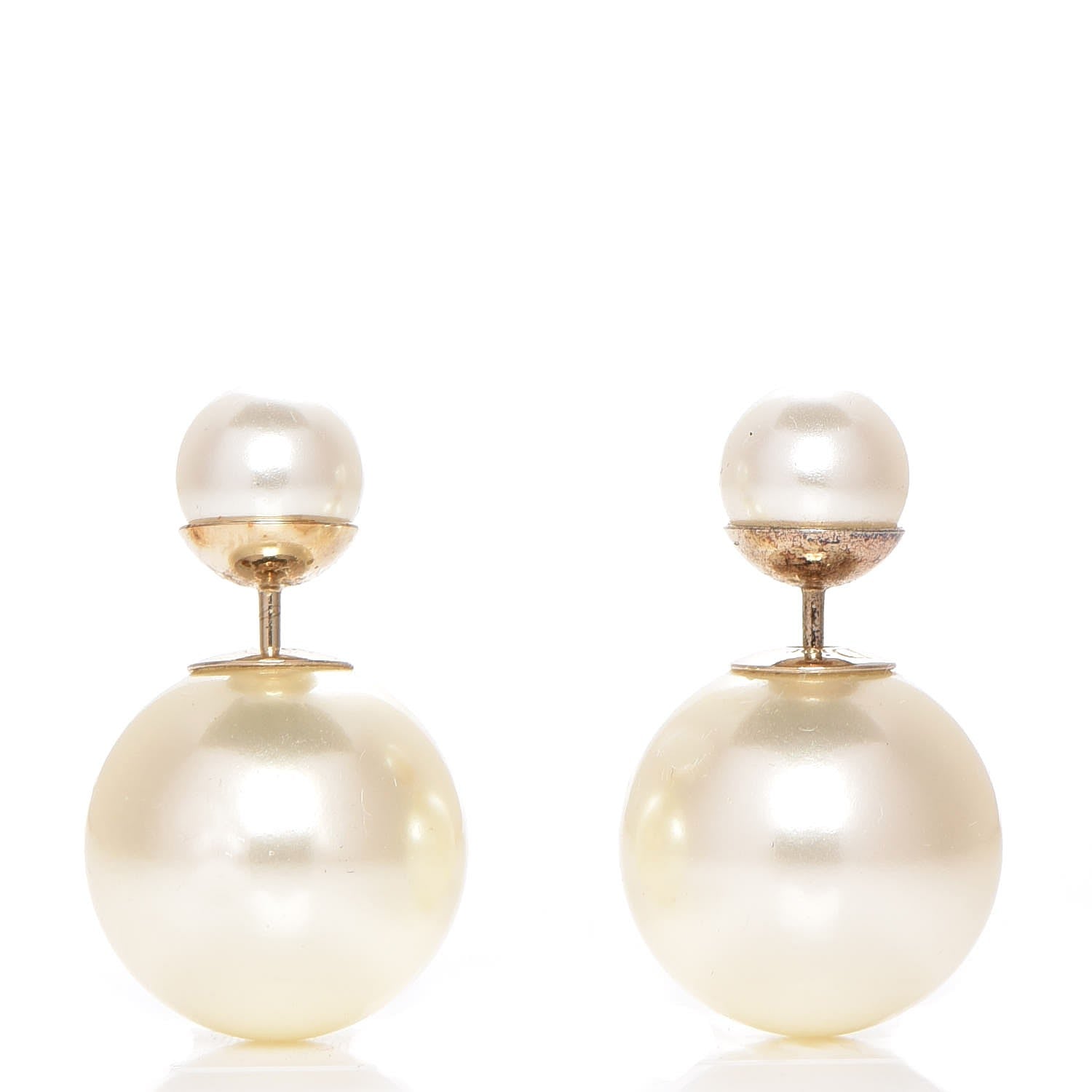 Christian Dior Pearl Mise En Dior Tribal Earrings 1 of 5